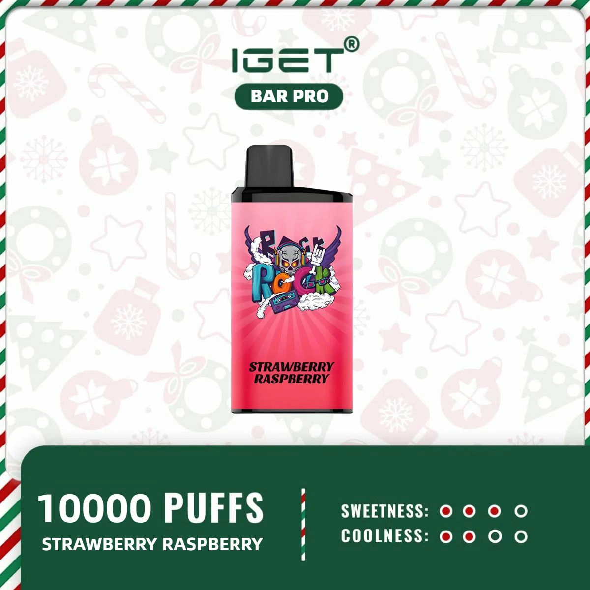 Iget Bar Pro - Strawberry Raspberry Ice 1 IGET Bar Pro Strawberry Raspberry Ice