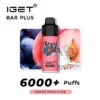 IGET BAR PLUS - GRAPE PEACH ICE 6000 PUFFS 3 IGET Bar Plus Grape Peach Ice