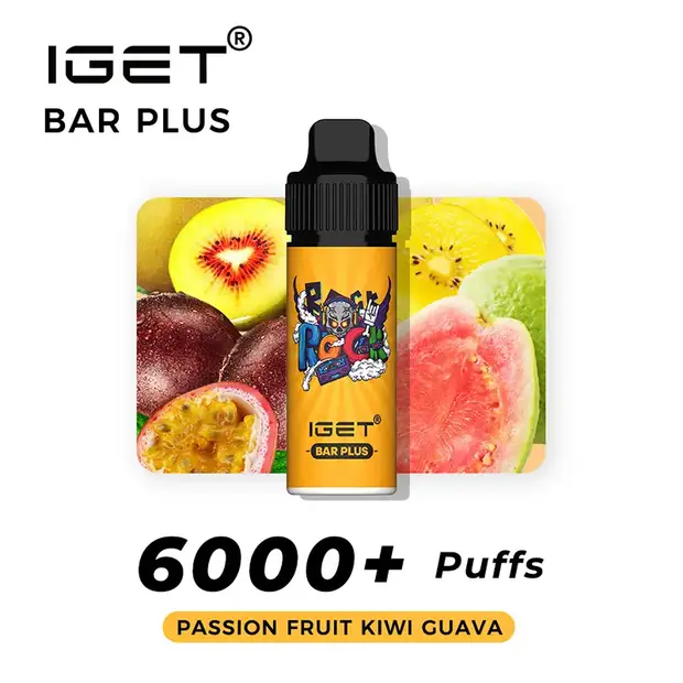IGET BAR PLUS - PASSION FRUIT KIWI GUAVA