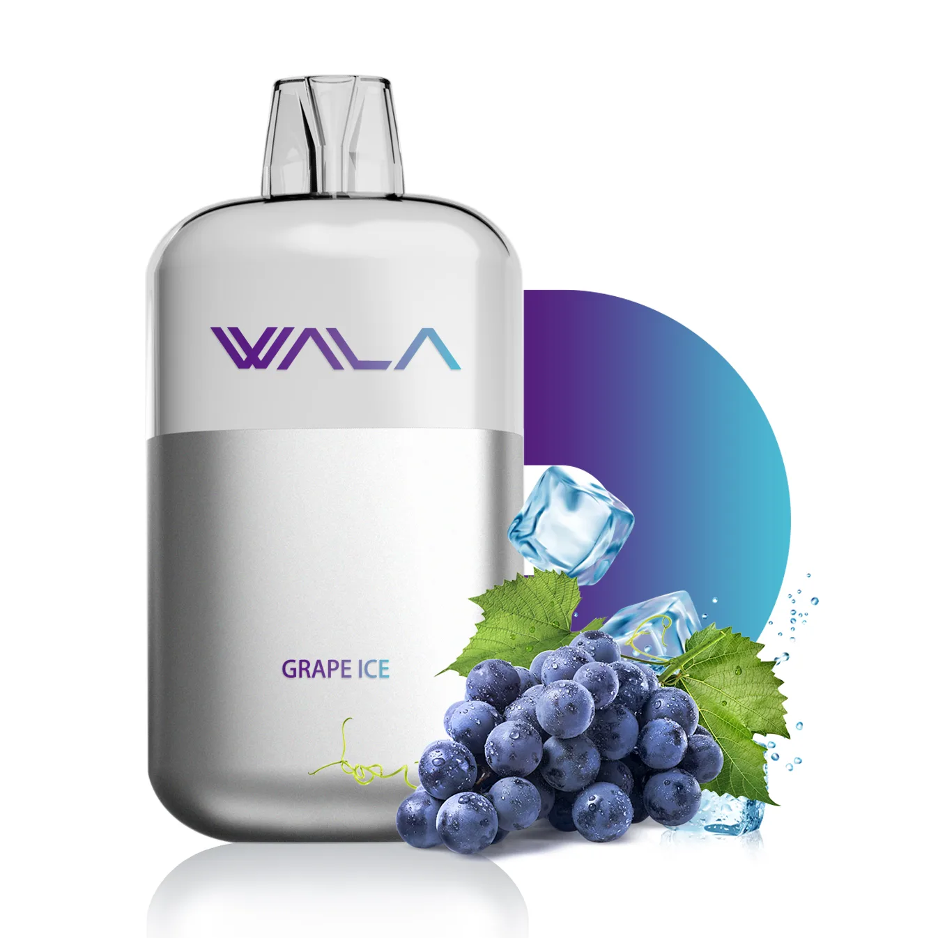 Wala Pop Grape Ice 10000 Puffs 1 Wala Pop Grape Ice