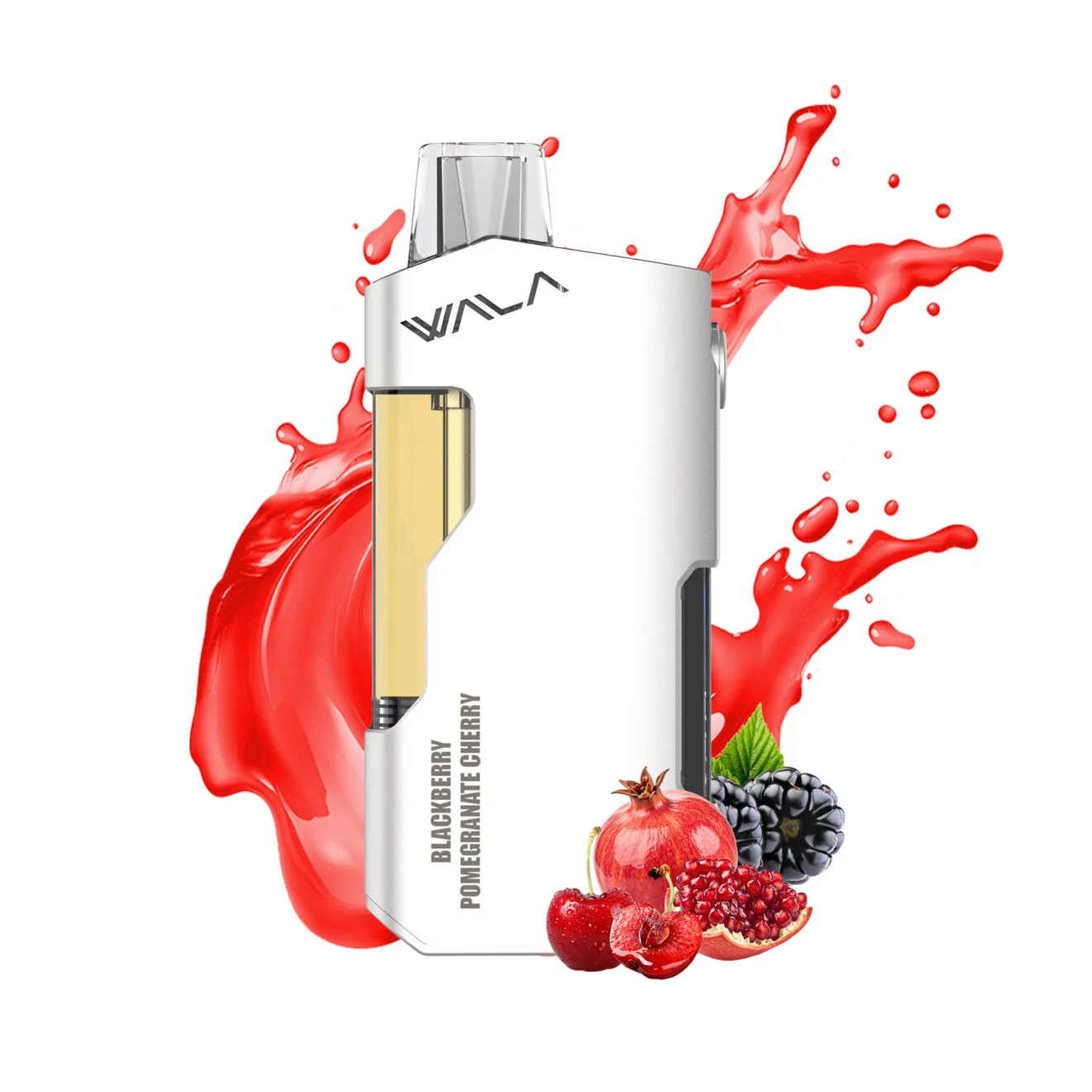 Wala Yo Blackberry Pomegranate Cherry 18000 Puffs 1 Wala Yo Blackberry Pomegranate Cherry