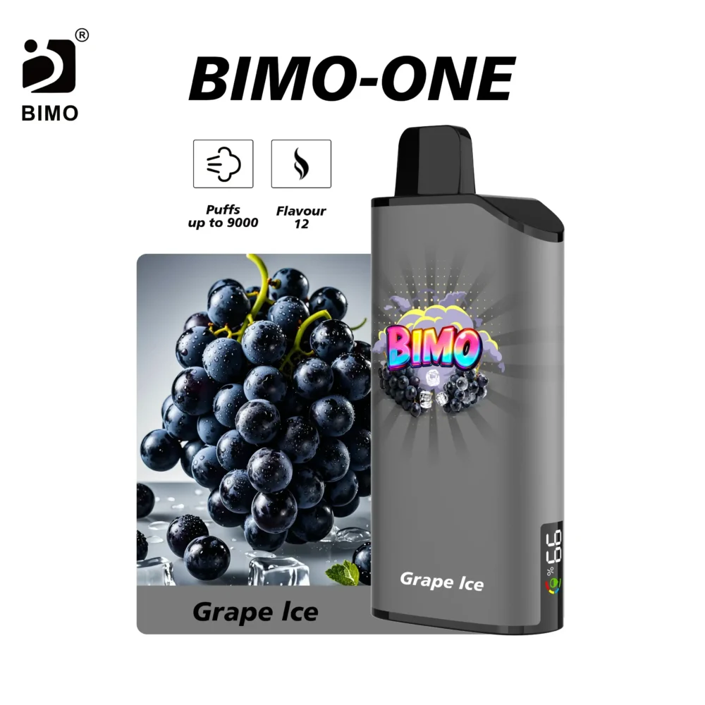 BIMO One 9000 puffs 25 BIMO One 9K-Grape Ice