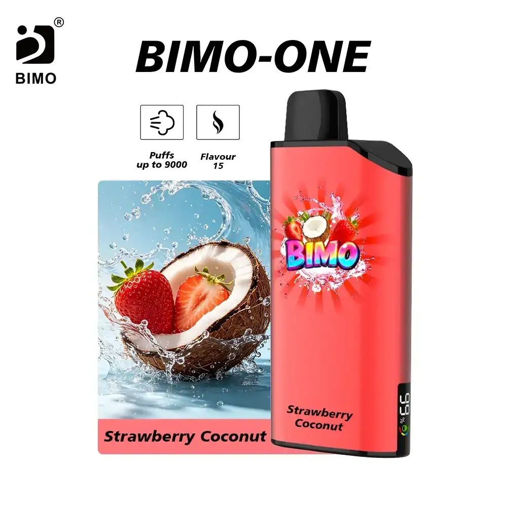 BIMO One 9000 puffs 3 BIMO One 9K-Strawberry Coconut