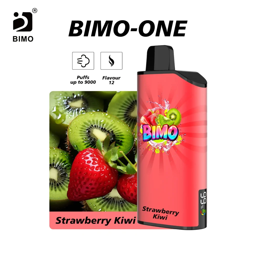 BIMO One 9000 puffs 16 BIMO One 9K-Strawberry Kiwi